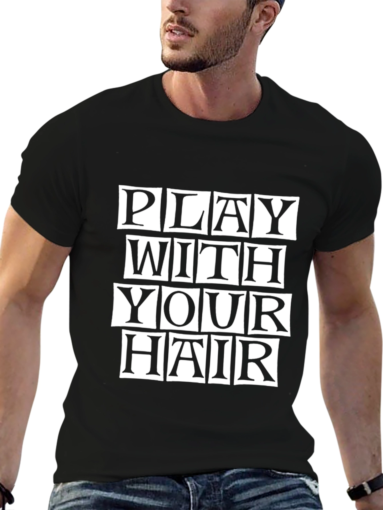 Play With Your Hair Graphic Tee