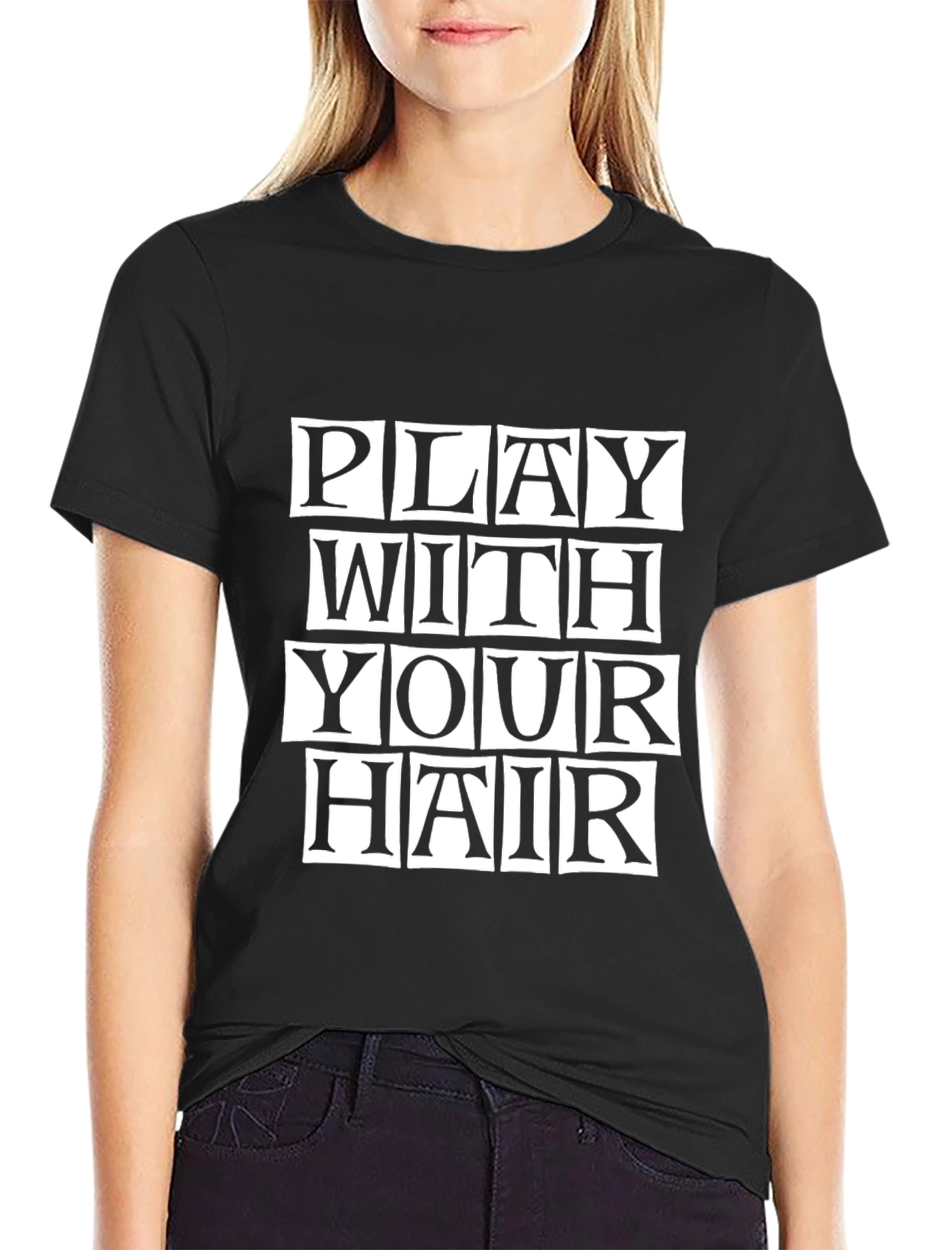 Play With Your Hair Graphic Tee