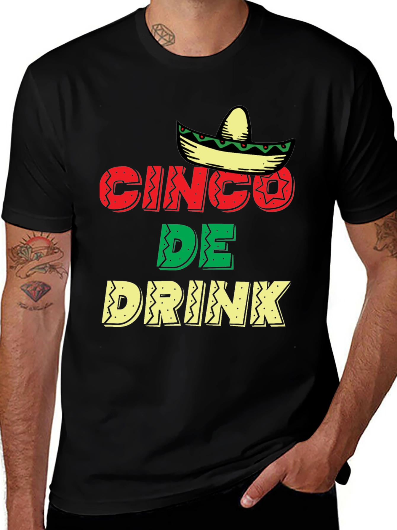 Cinco De Drink T-Shirt - Fiesta Tee