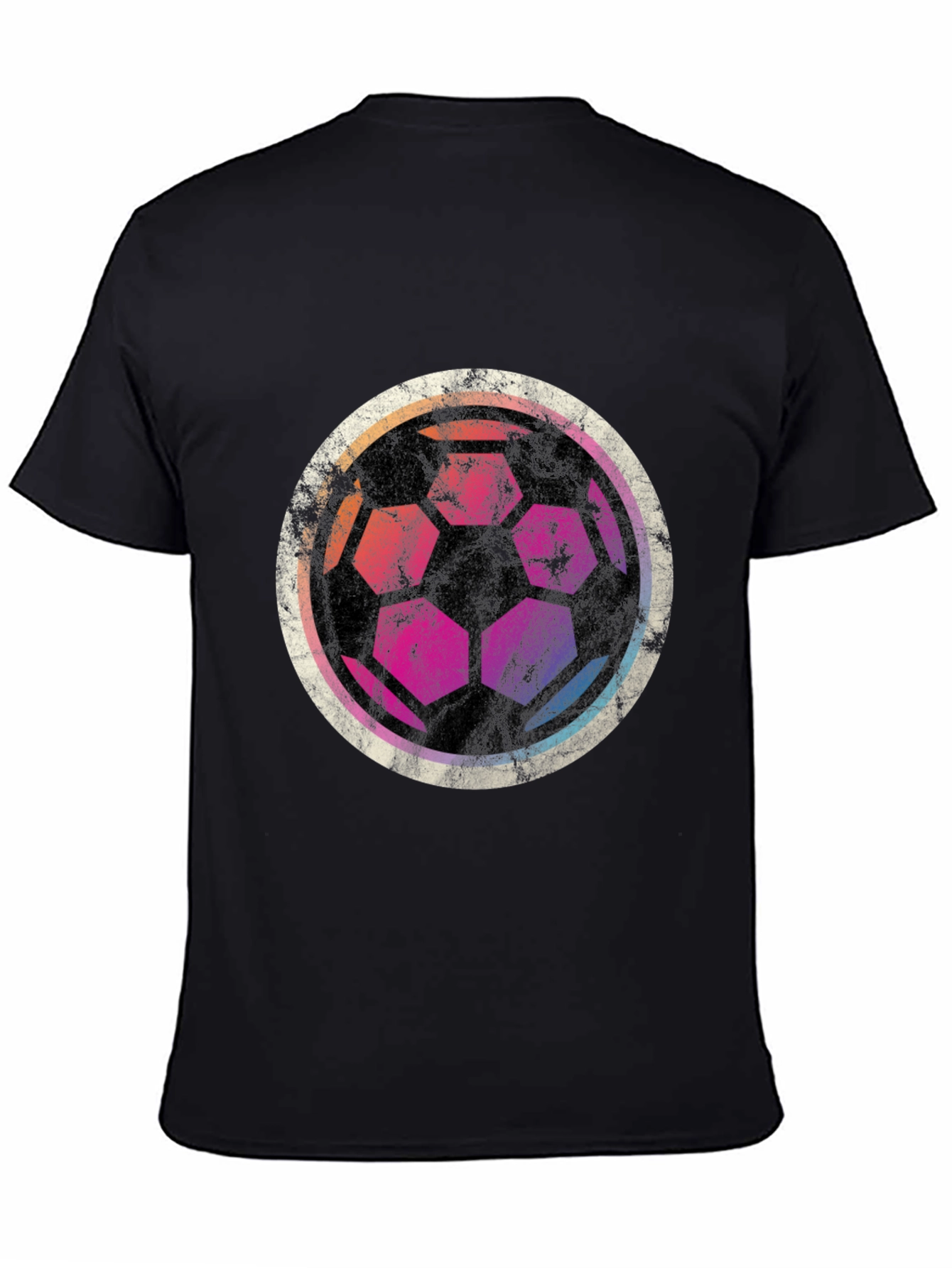 Retro Soccer Ball Graphic T-Shirt