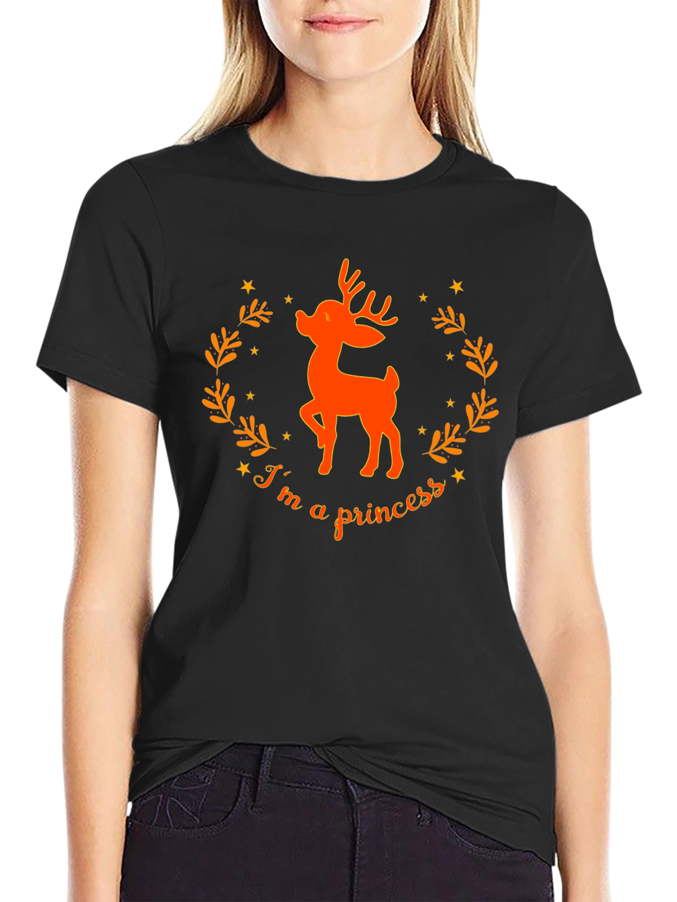Im a Princess Deer Graphic T-Shirt