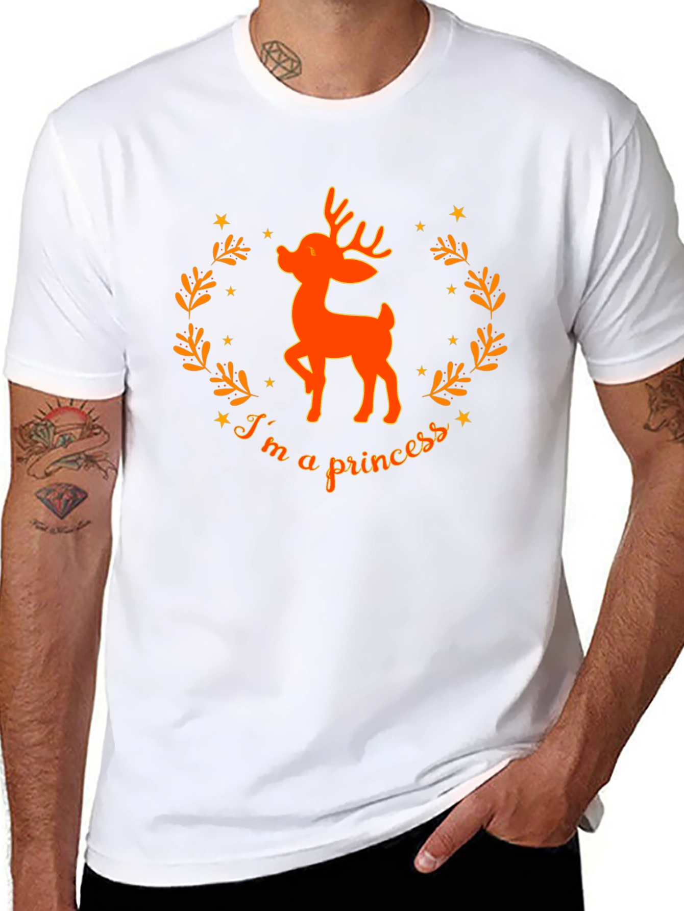Im a Princess Deer Graphic T-Shirt