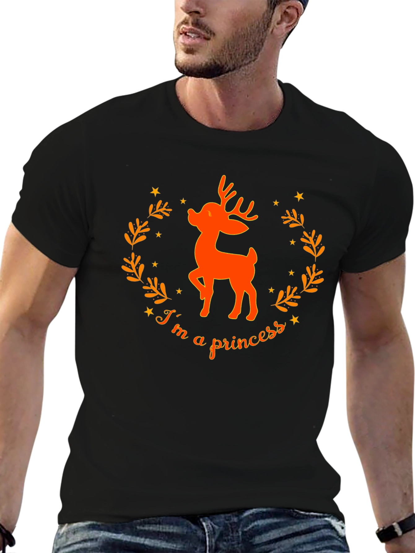 Im a Princess Deer Graphic T-Shirt