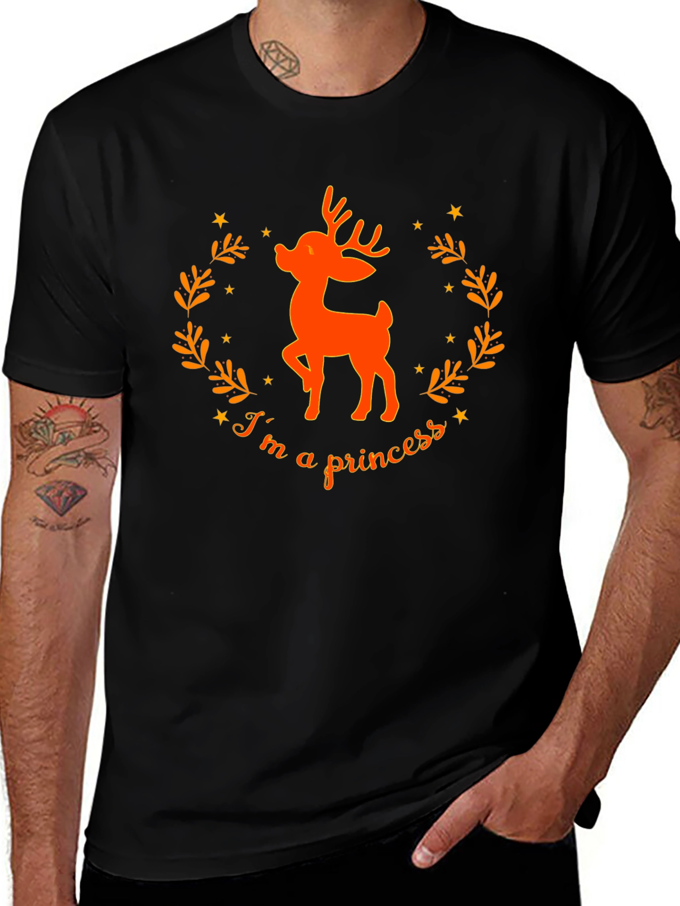 Im a Princess Deer Graphic T-Shirt