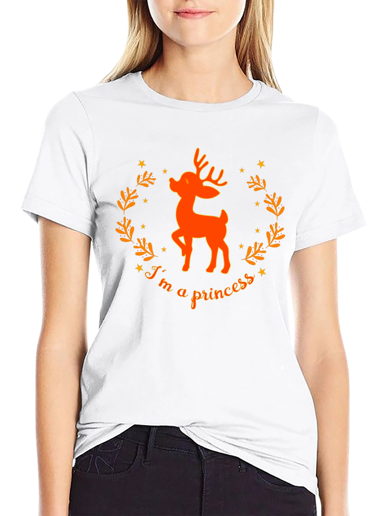Im a Princess Deer Graphic T-Shirt