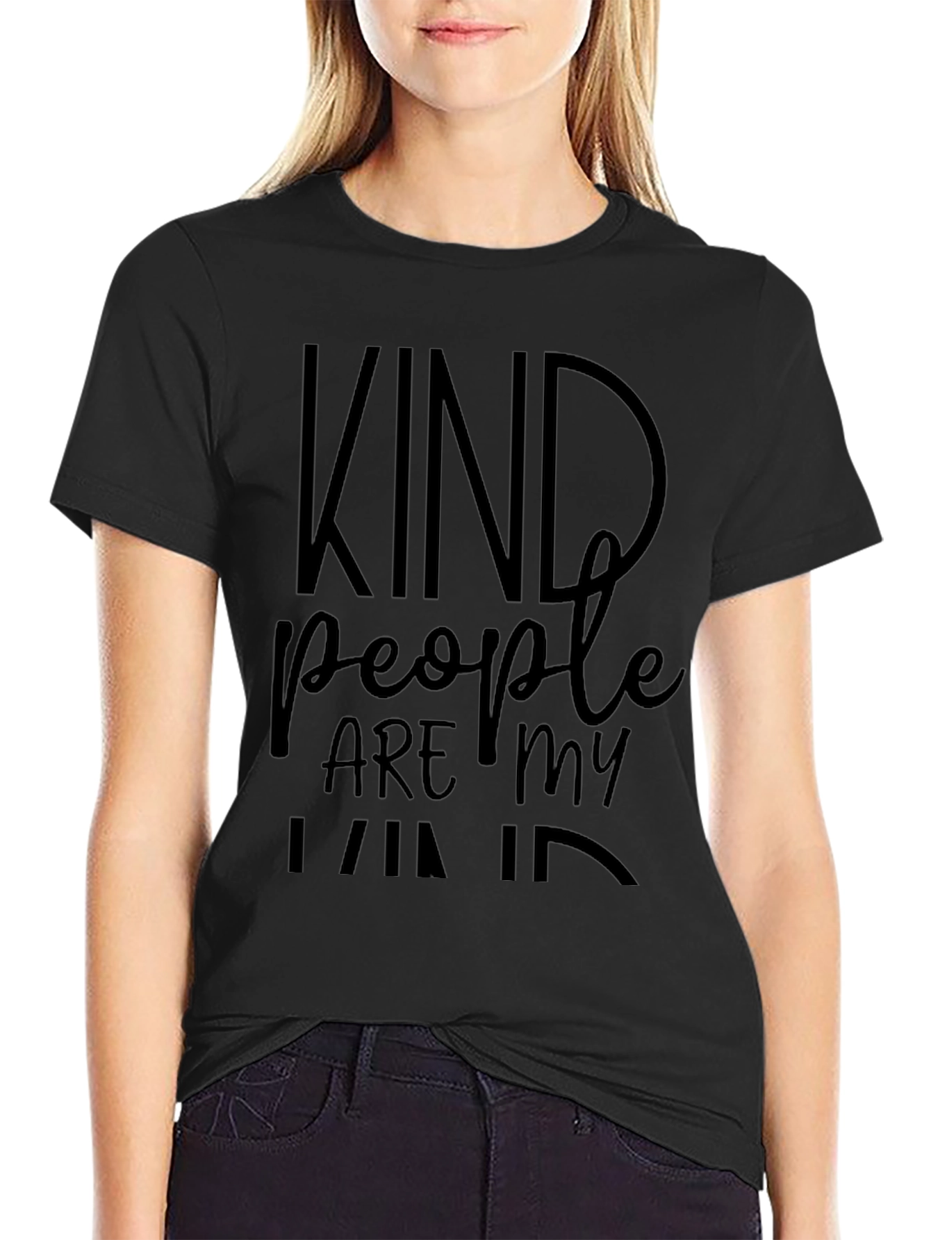 Kind People Tee - Soft Cotton Blend Inspirational Design
