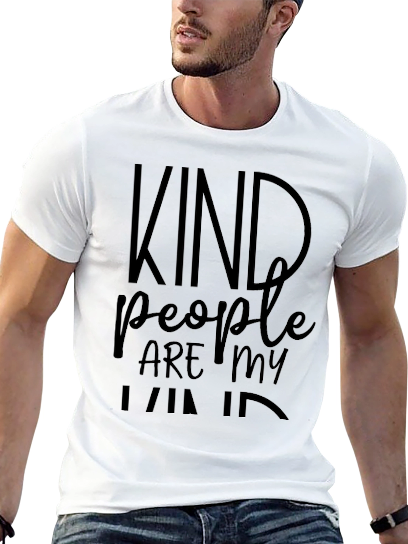 Kind People Tee - Soft Cotton Blend Inspirational Design