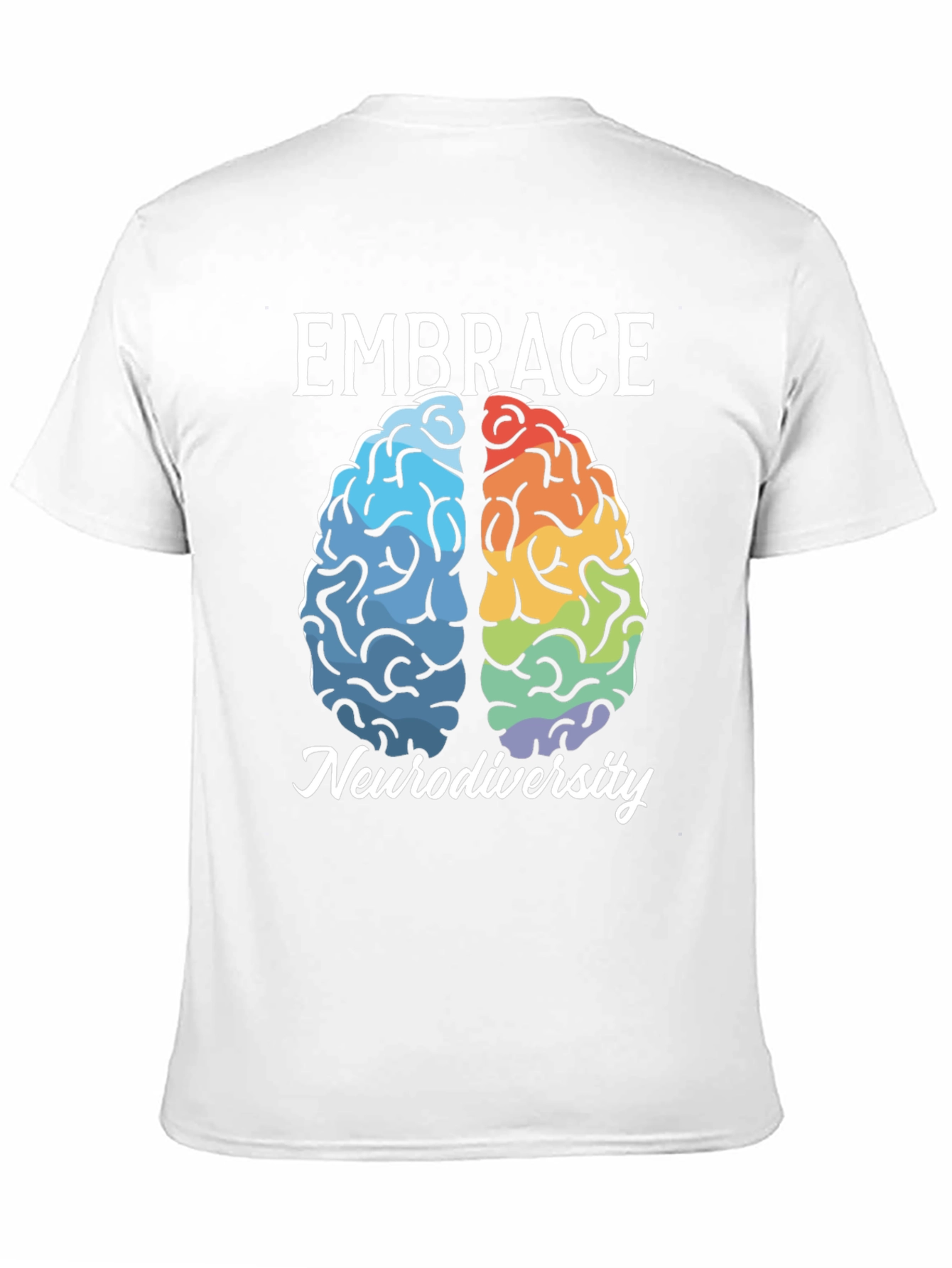 Embrace Neurodiversity Brain Graphic Tee