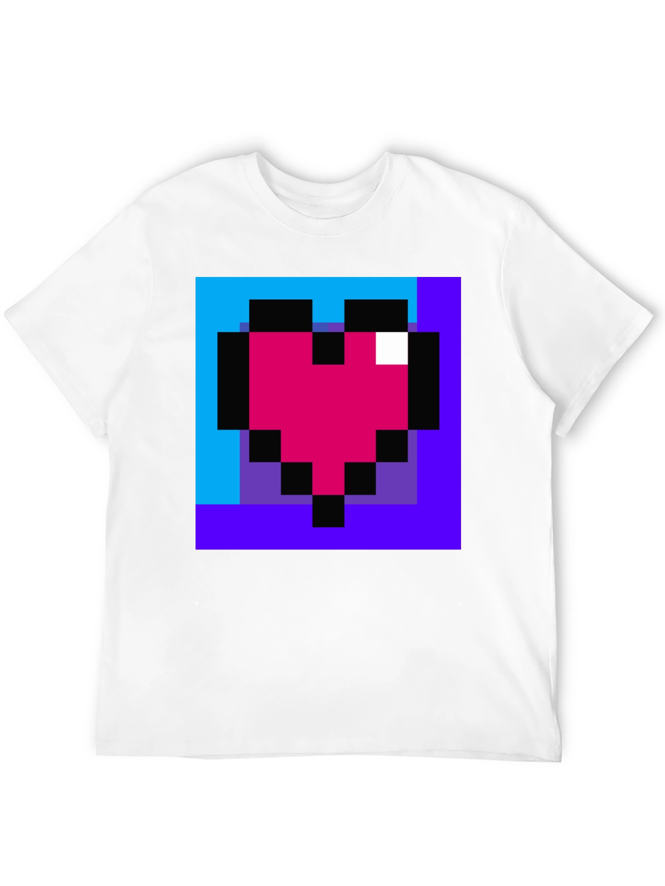 Pixel Heart T-Shirt - Retro Gaming Style Tee