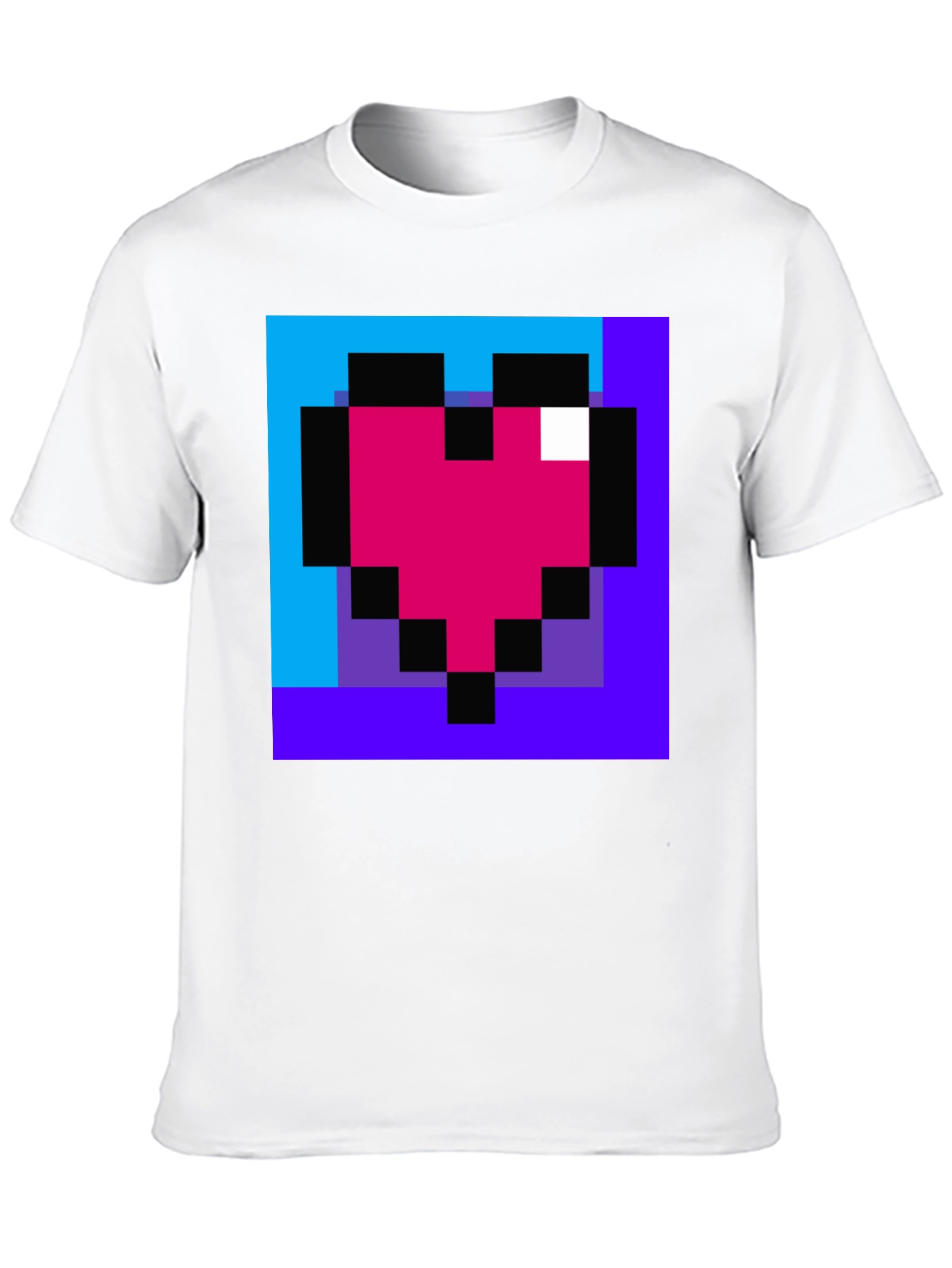 Pixel Heart T-Shirt - Retro Gaming Style Tee
