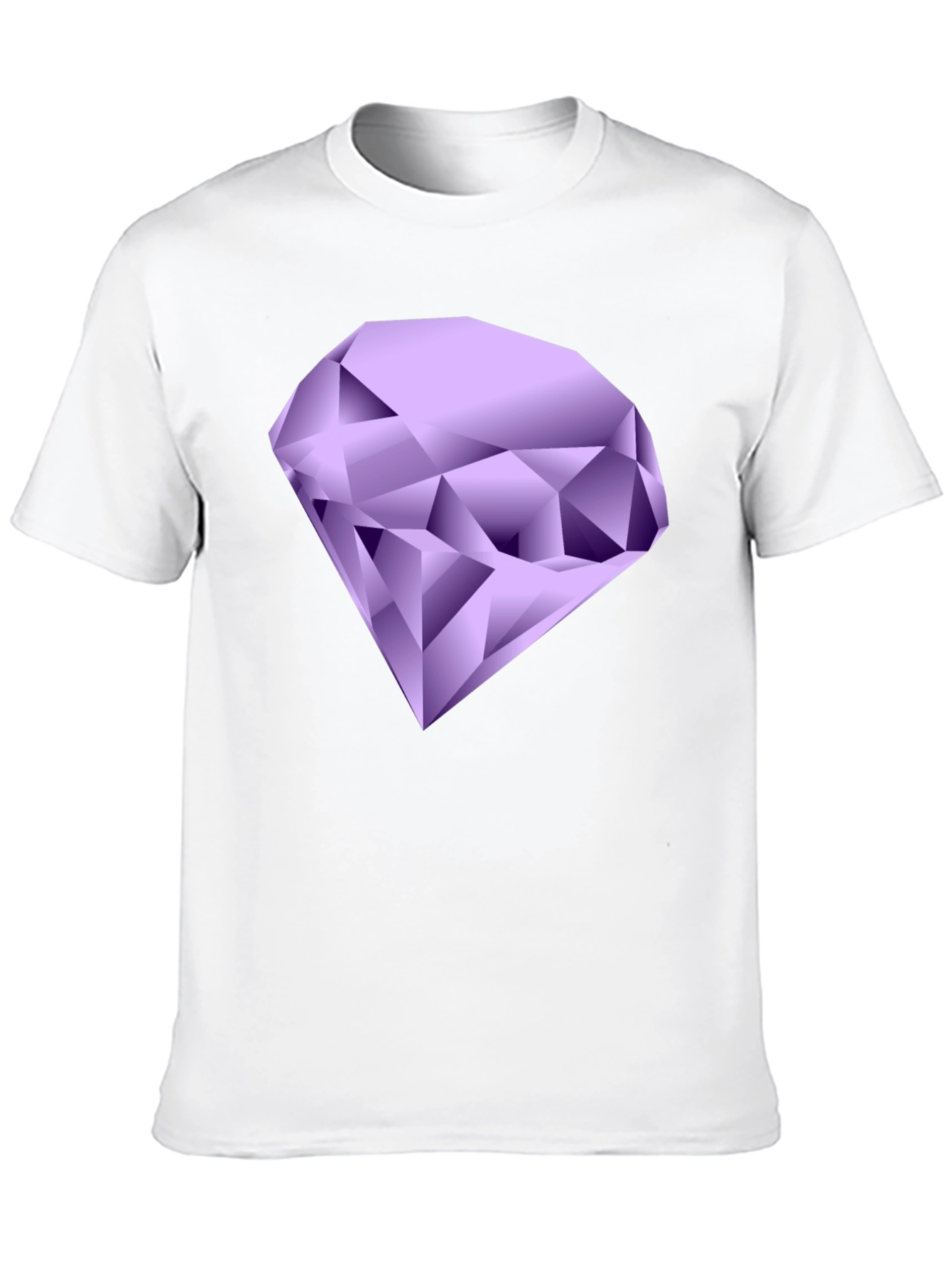 Gemstone Graphic T-Shirt - Black Cotton Tee