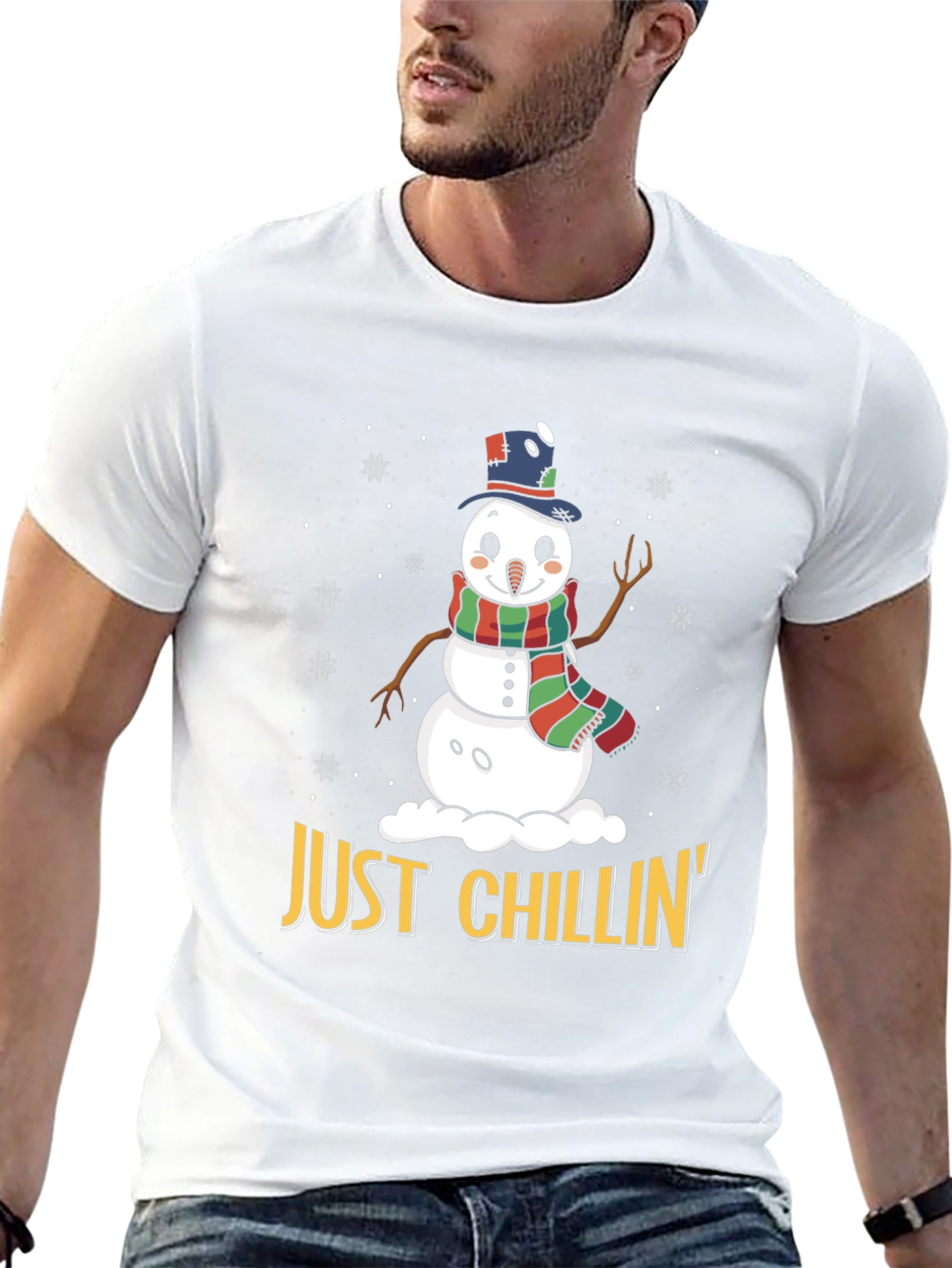 Just Chillin Snowman Graphic Tee