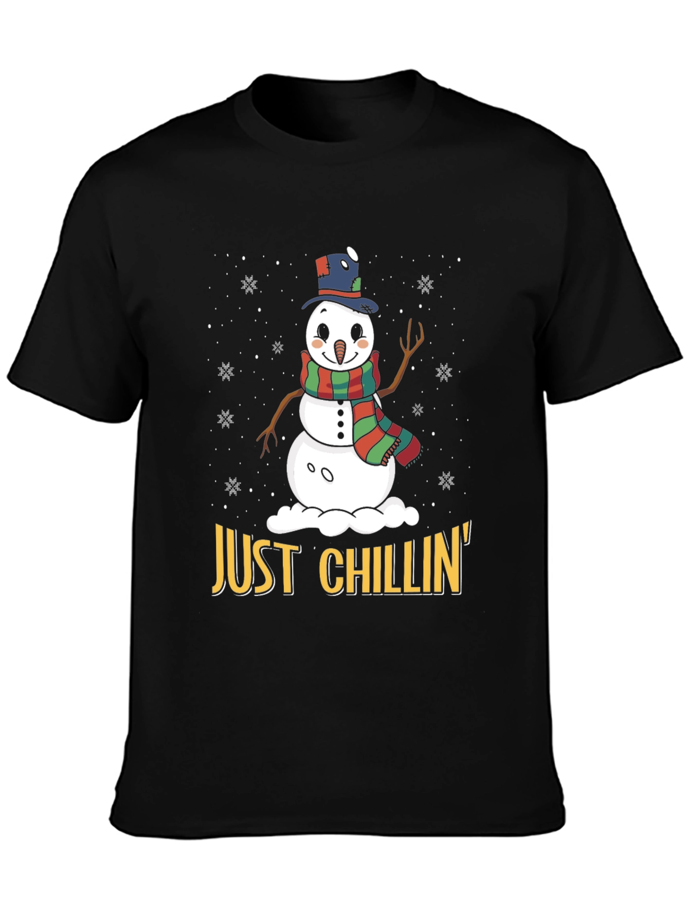 Just Chillin Snowman Graphic Tee