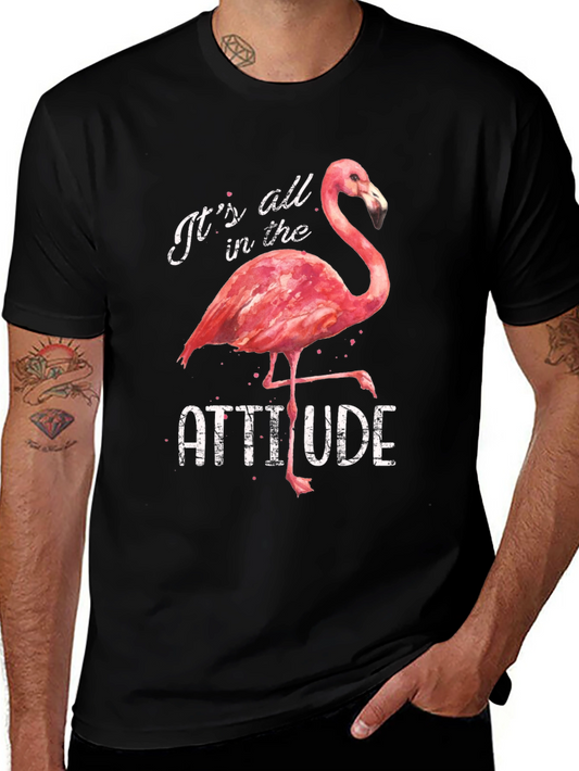 Flamingo Attitude Graphic Tee