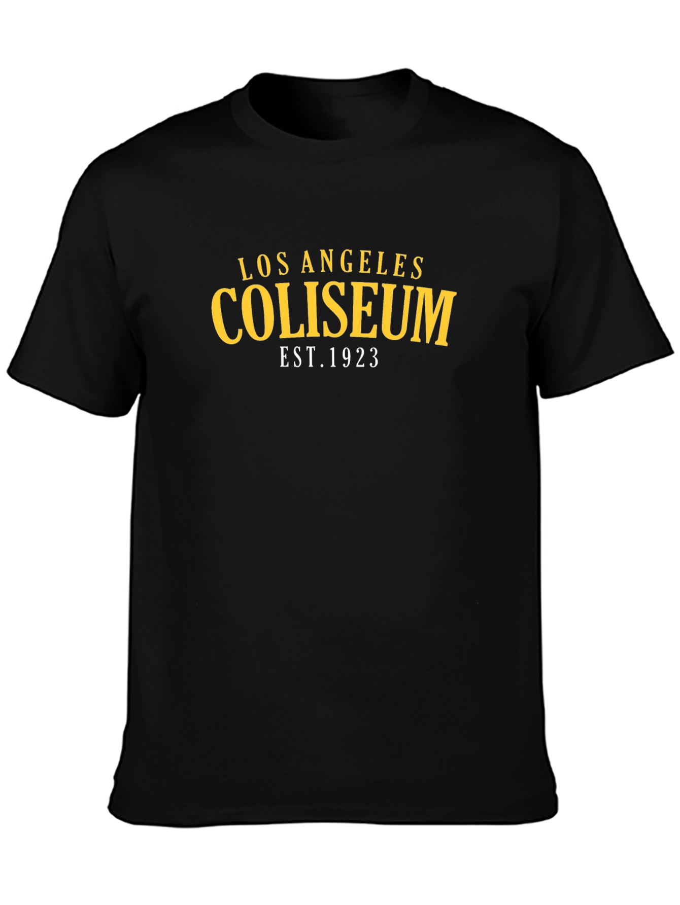 Los Angeles Coliseum EST. 1923 Black T-Shirt