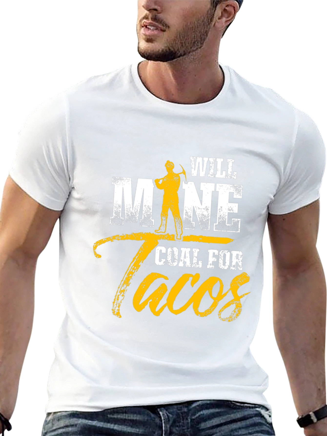 Will Mine Coal For Tacos Funny T-Shirt