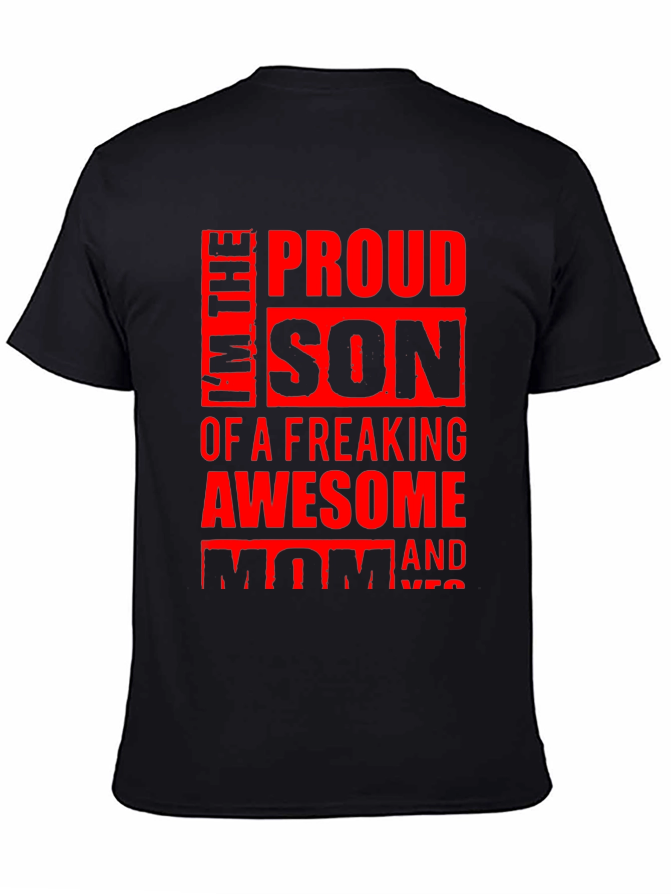 Proud Son Graphic Tee - Awesome Mom Design