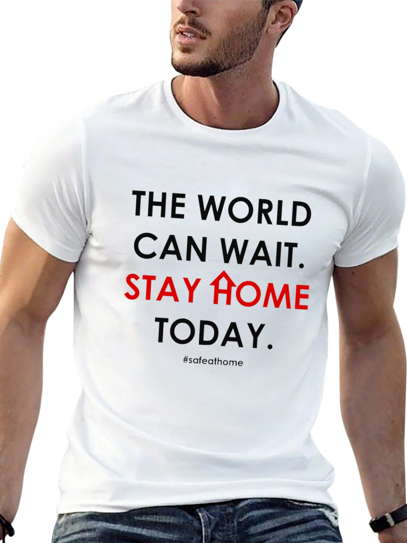 The World Can Wait Stay Home Graphic Tee