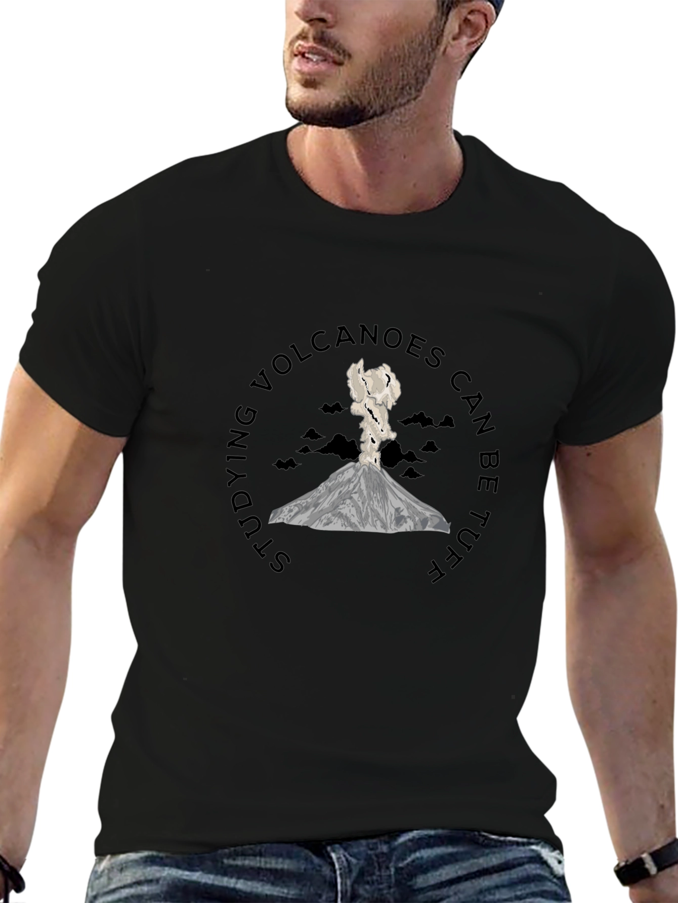Volcano T-Shirt - Studying Volcanoes Can Be Tuff