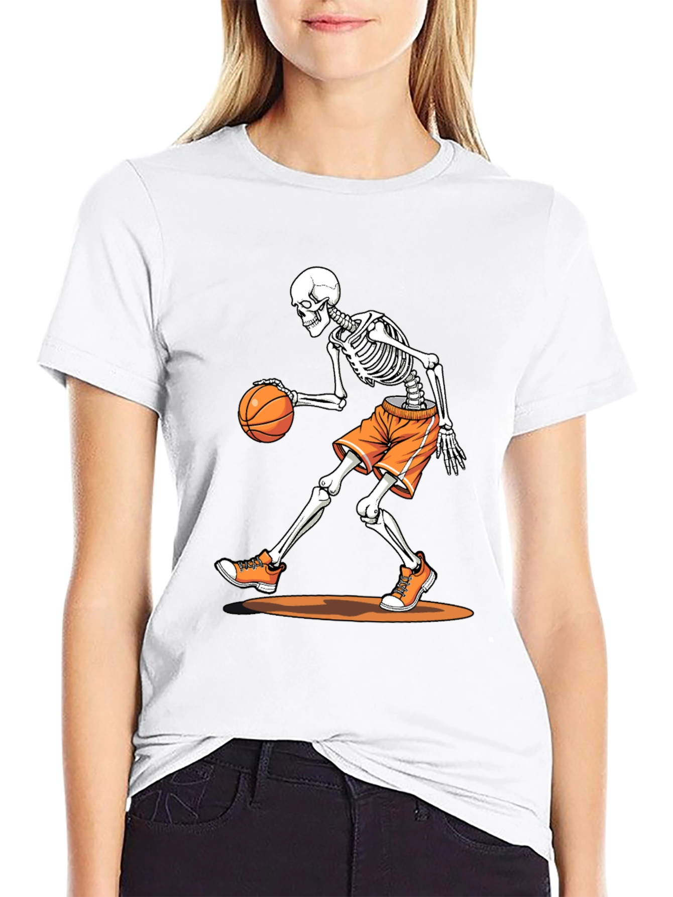 Basketball Skeleton T-Shirt