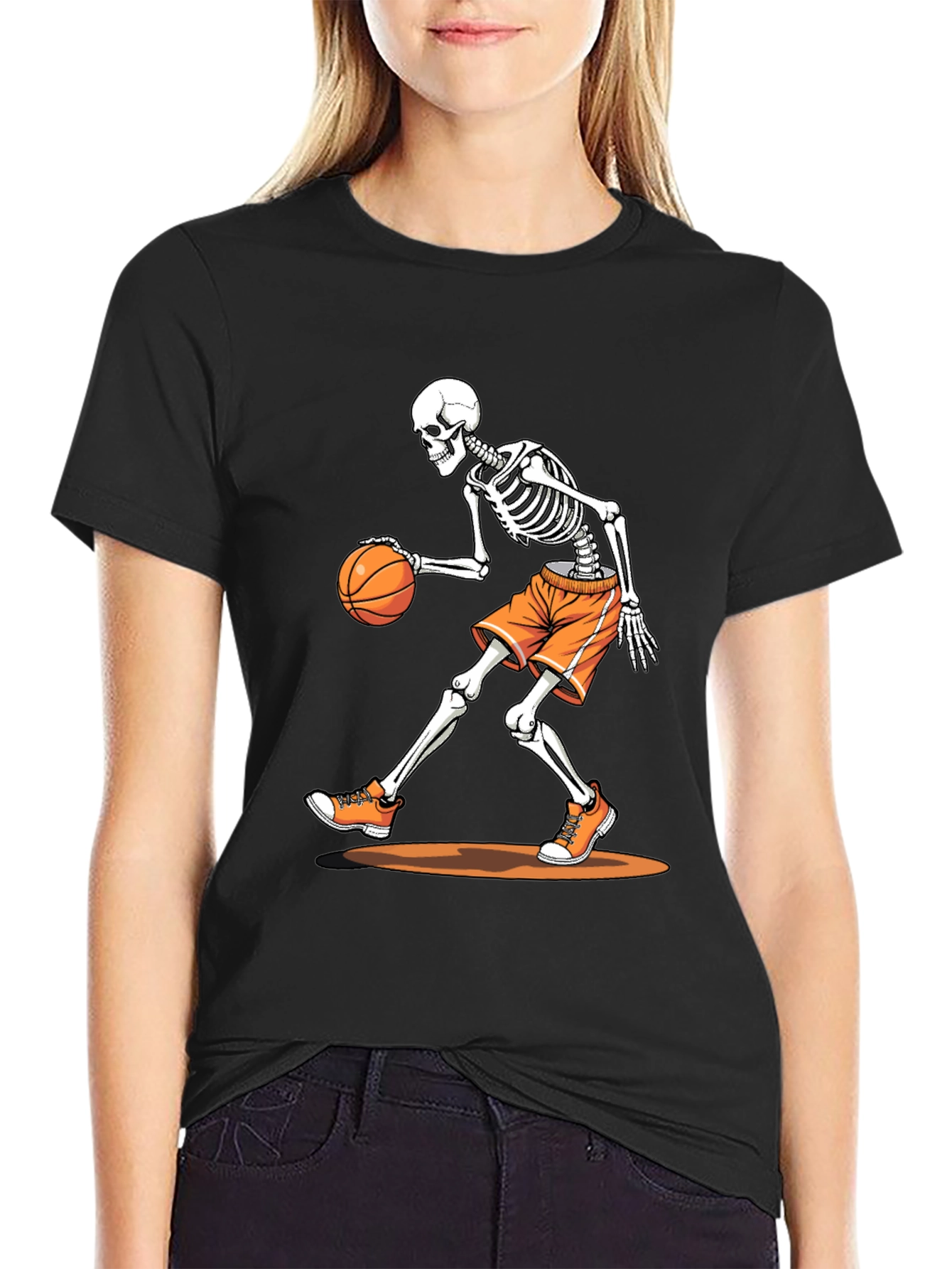 Basketball Skeleton T-Shirt