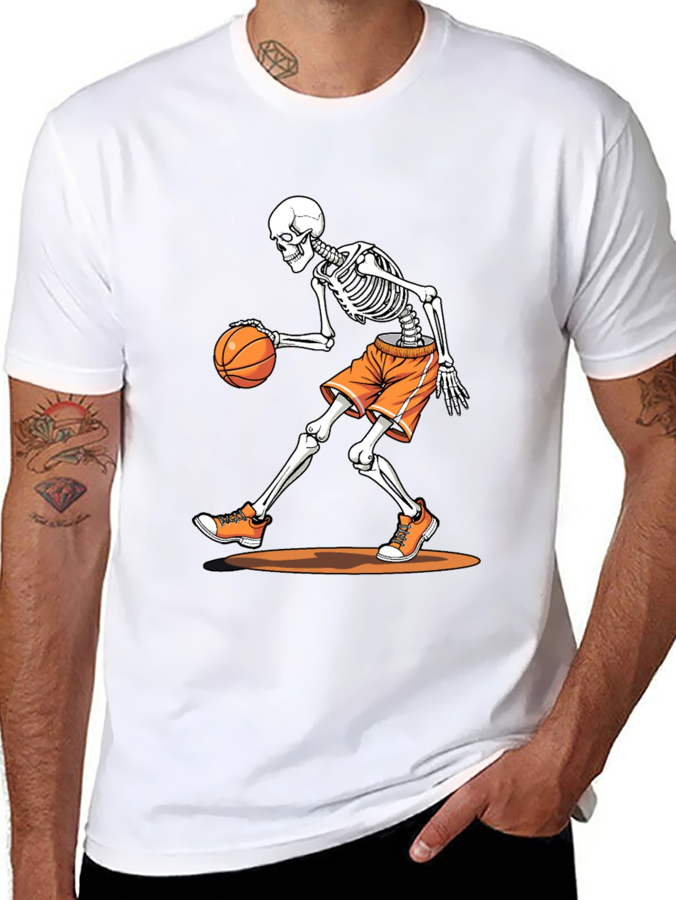 Basketball Skeleton T-Shirt