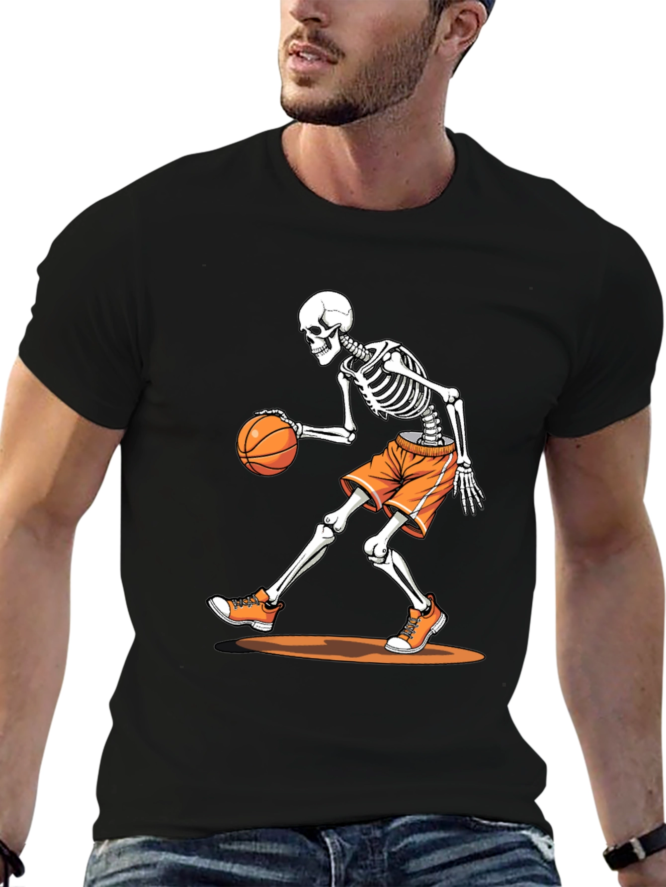 Basketball Skeleton T-Shirt
