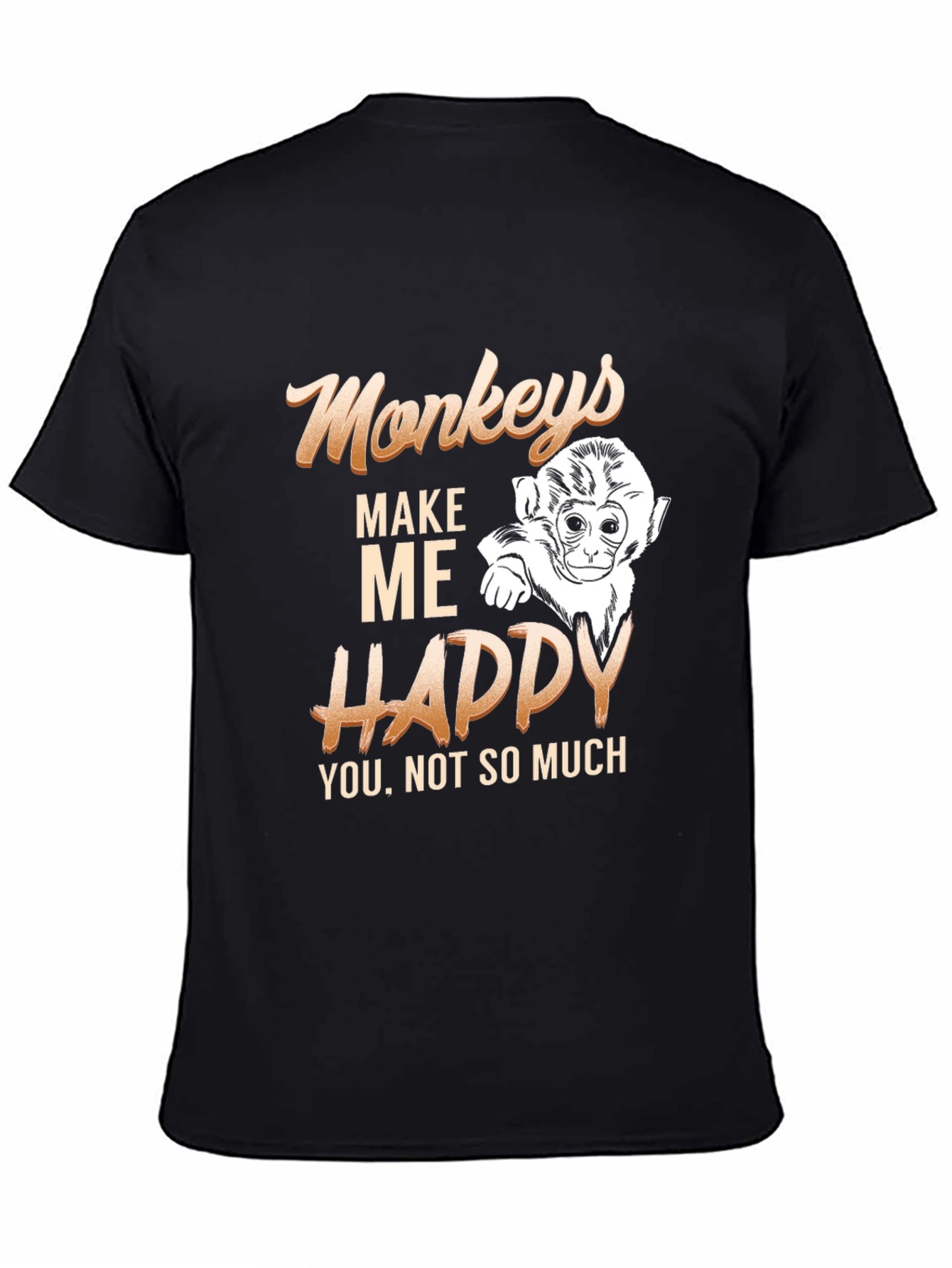 Monkeys Make Me Happy T-Shirt