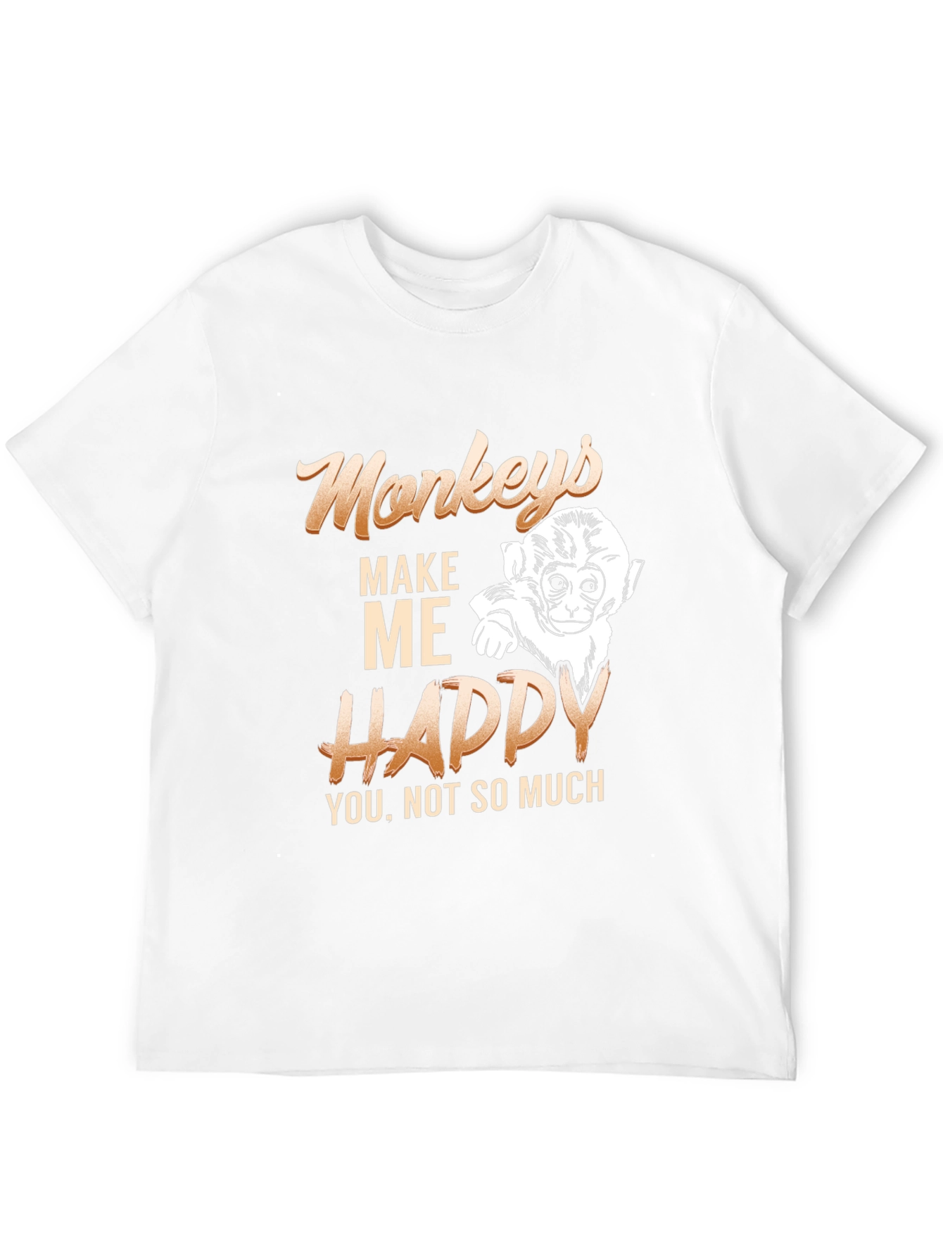 Monkeys Make Me Happy T-Shirt