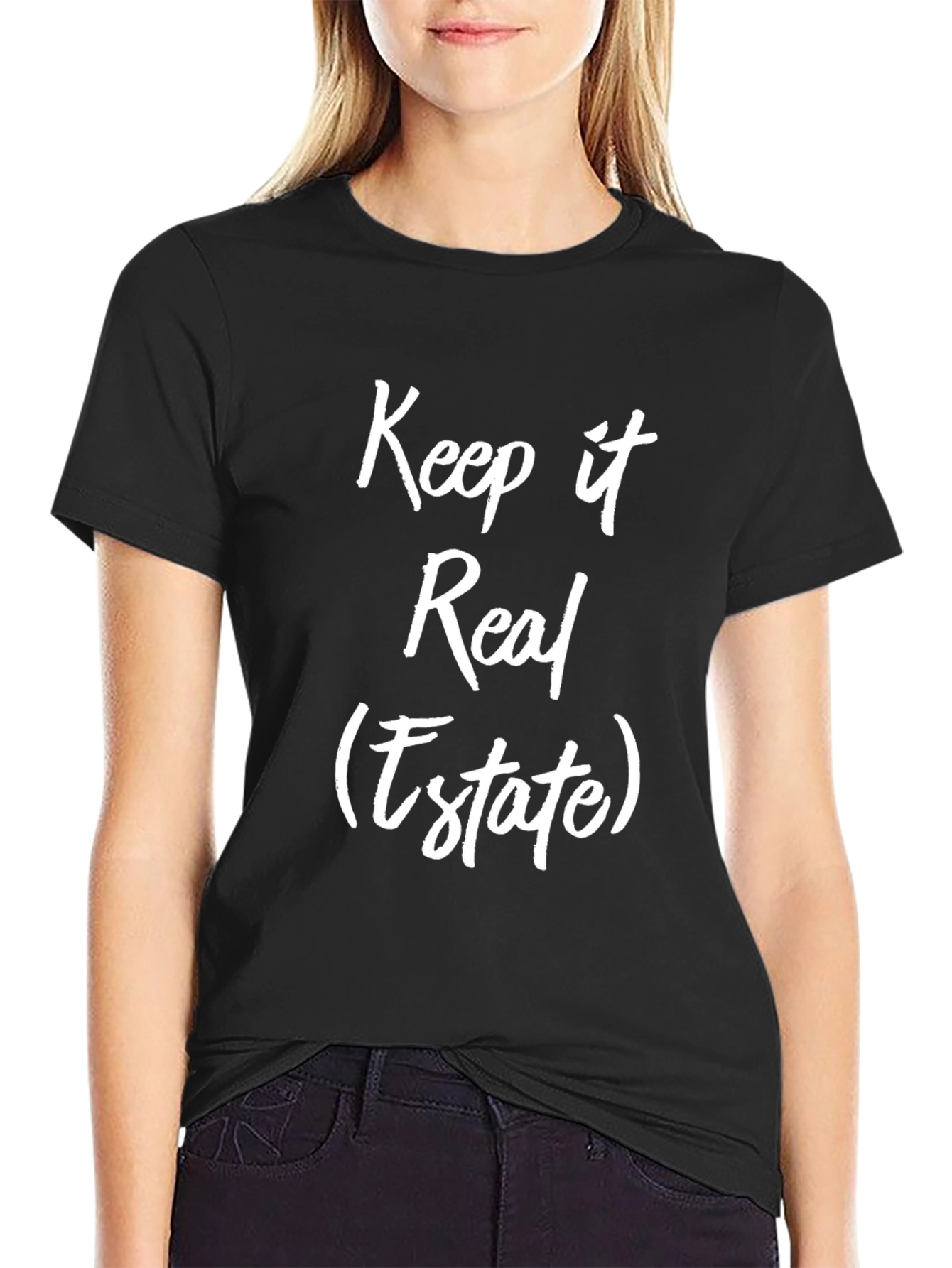 Keep It Real (Estate) Black T-Shirt