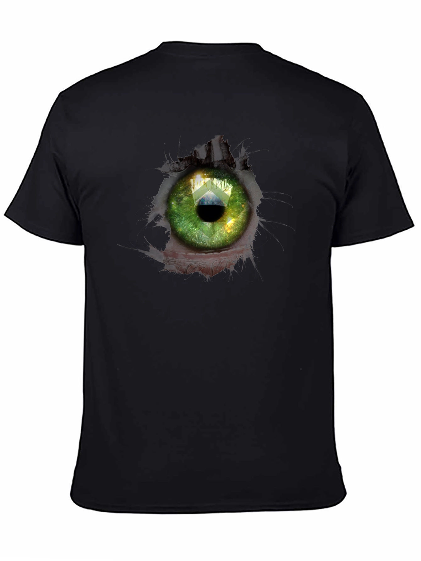 Surreal Eye Graphic Black T-Shirt