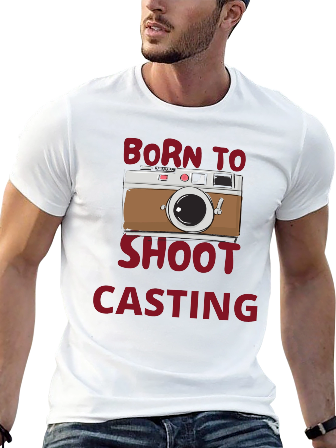 Born to Shoot Casting Black T-Shirt
