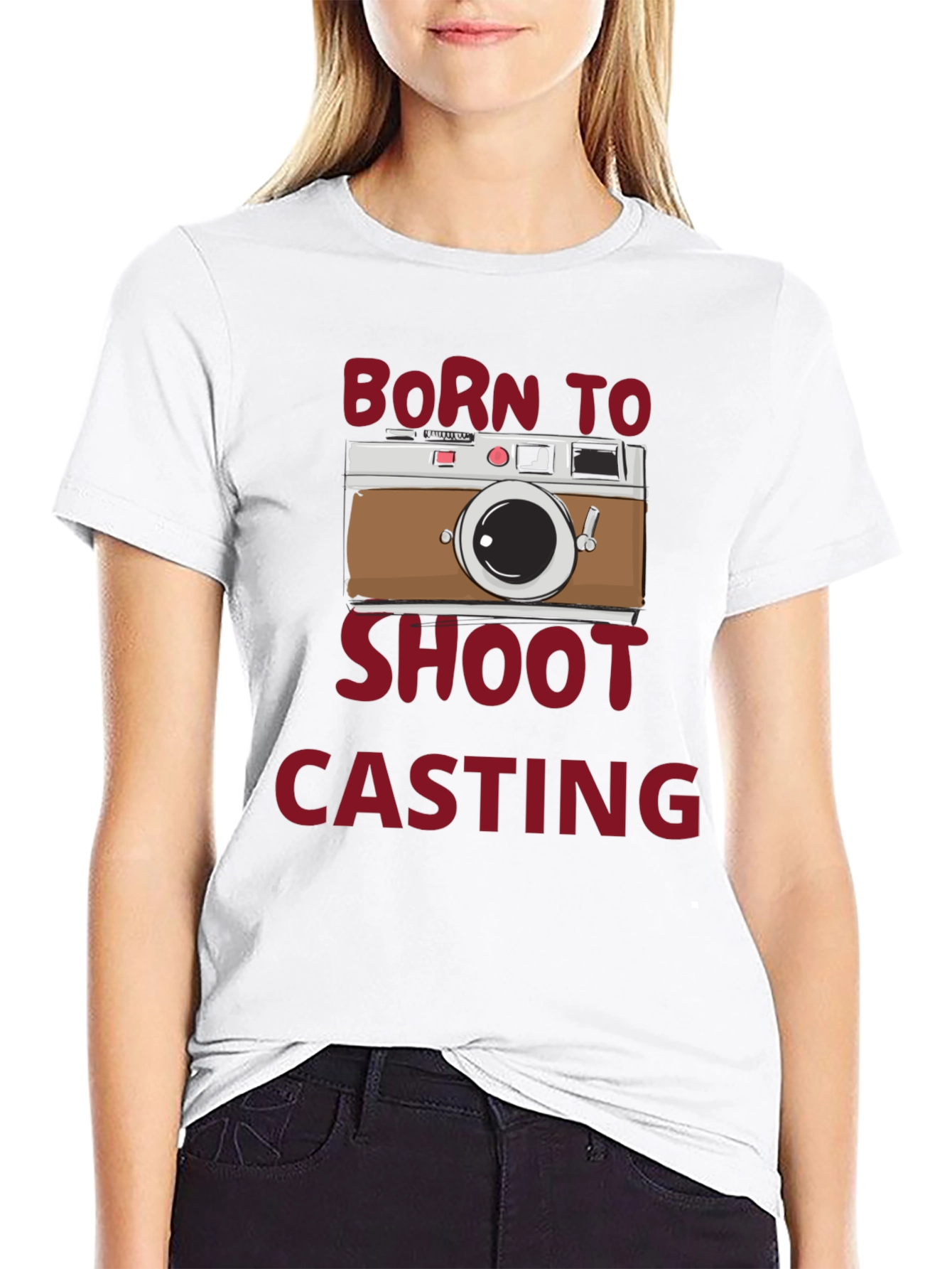 Born to Shoot Casting Black T-Shirt