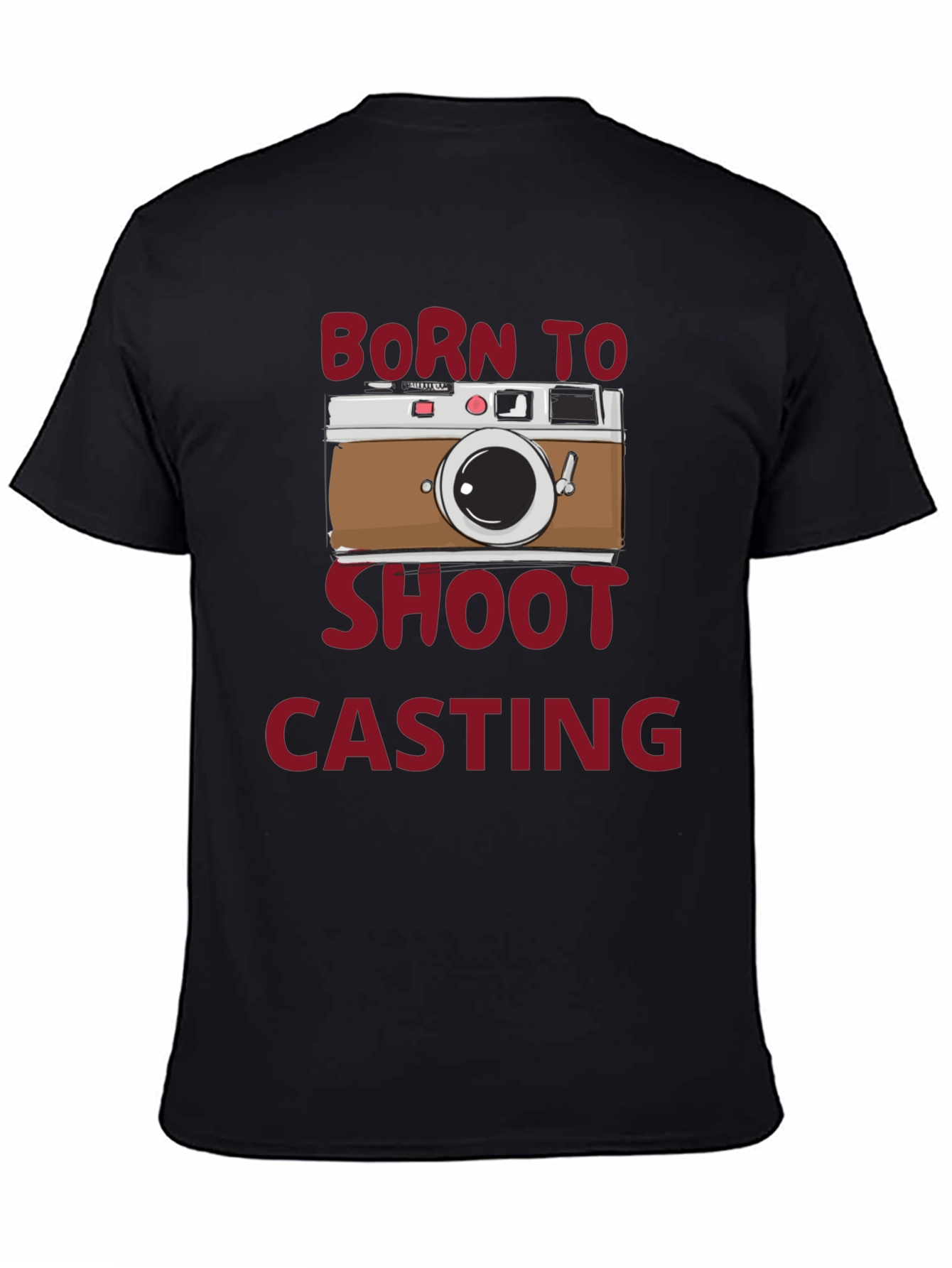 Born to Shoot Casting Black T-Shirt