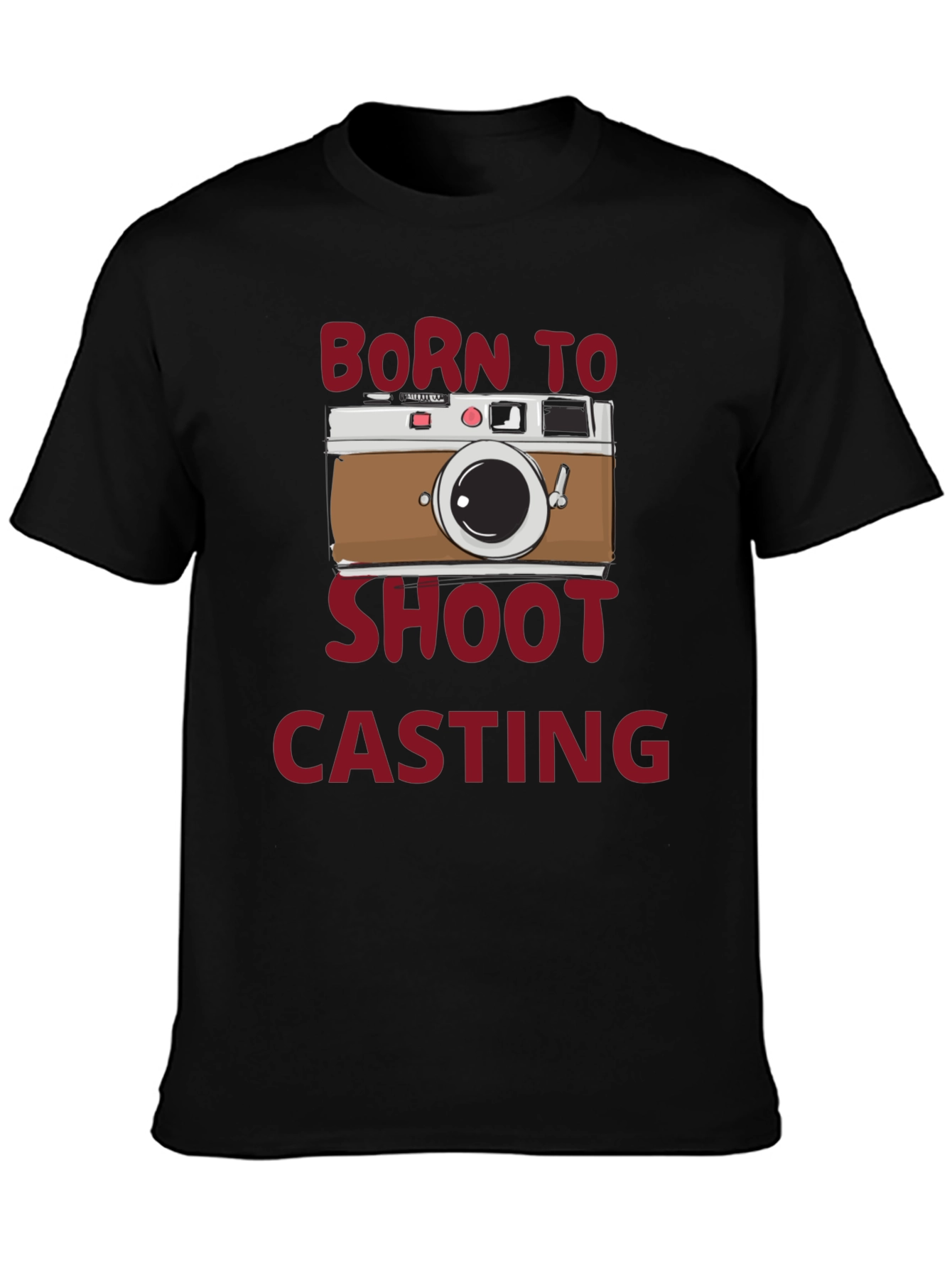 Born to Shoot Casting Black T-Shirt