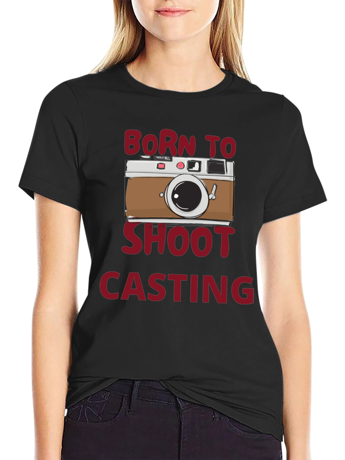 Born to Shoot Casting Black T-Shirt