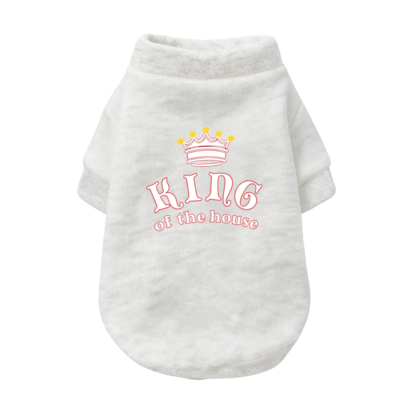 King of The House Noble Crown Puppy Sweater