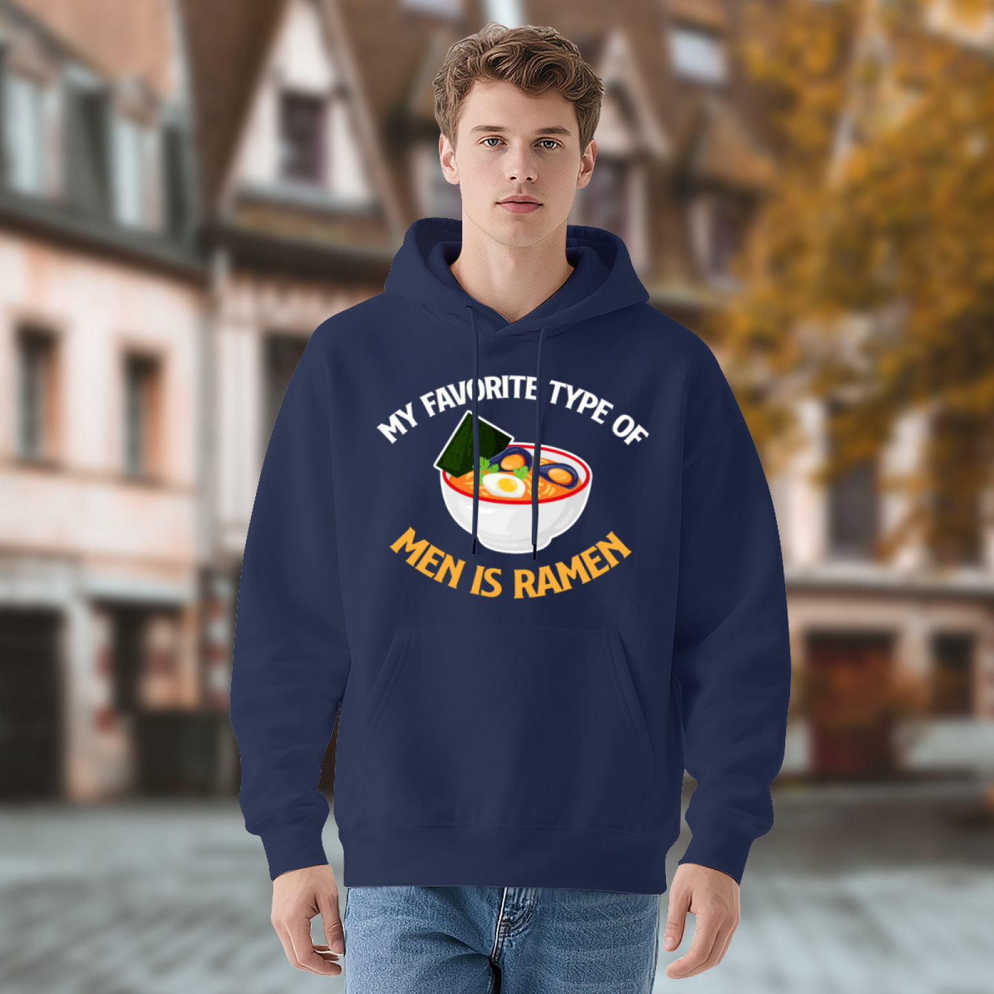 Funny Ramen Noodle Pun Unisex Hoodie, Cozy Casual Daily Wear
