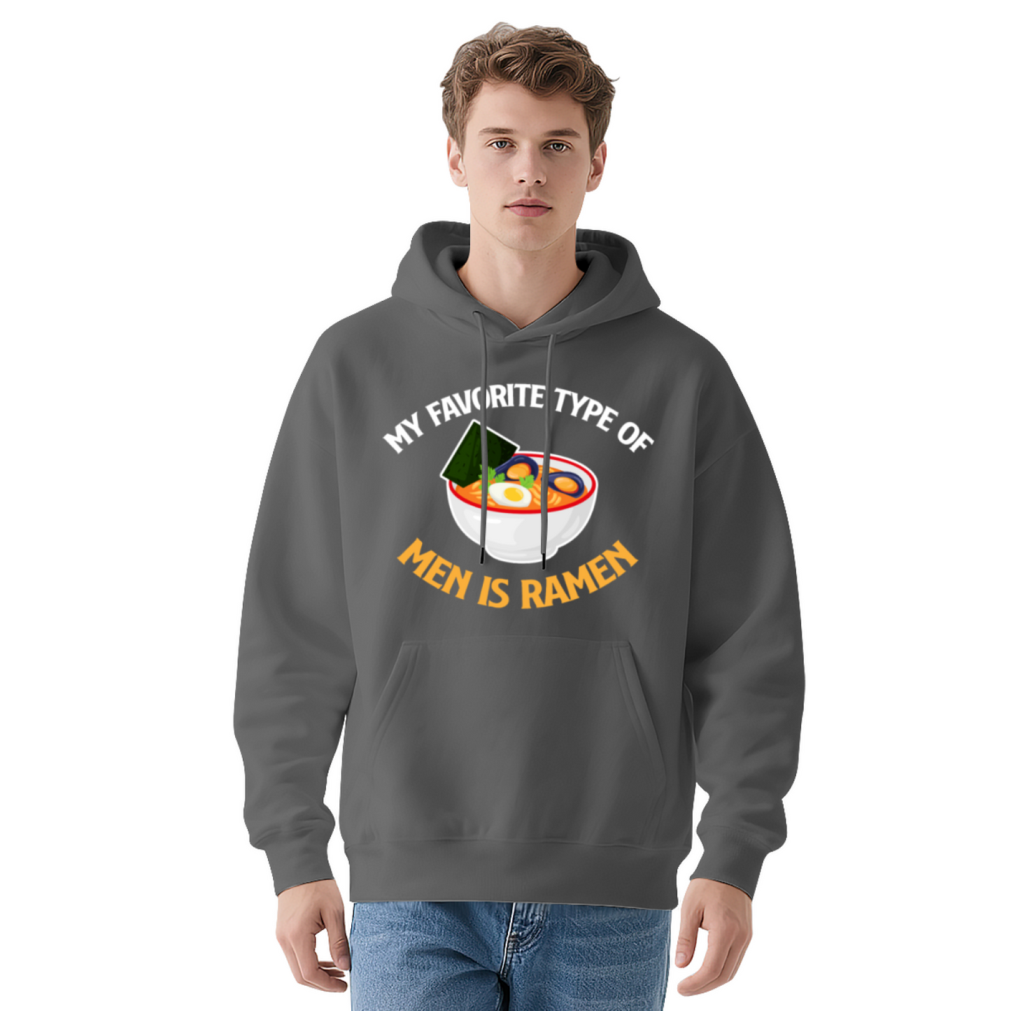 Funny Ramen Noodle Pun Unisex Hoodie, Cozy Casual Daily Wear