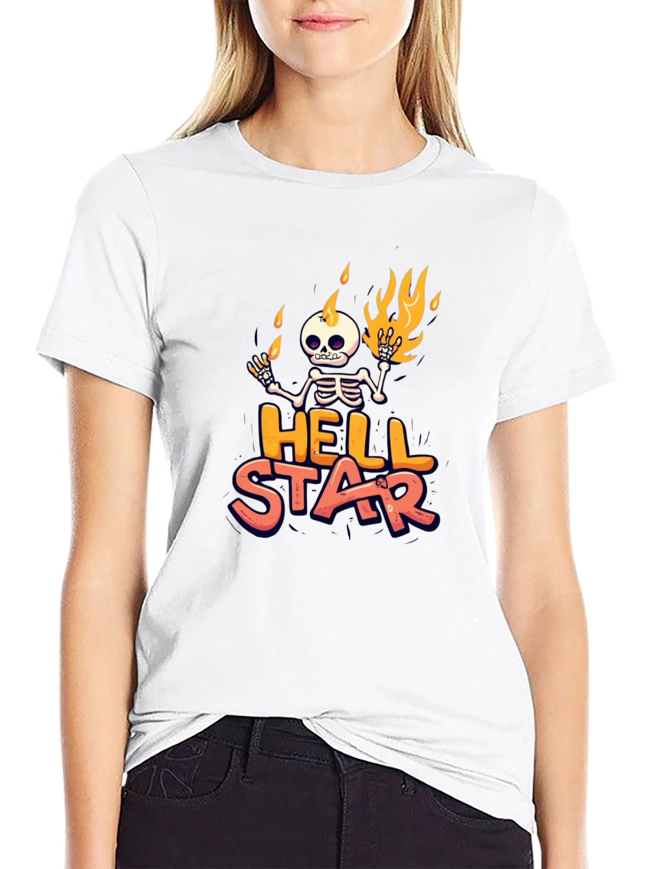 Hellstar Skeleton Graphic T-Shirt