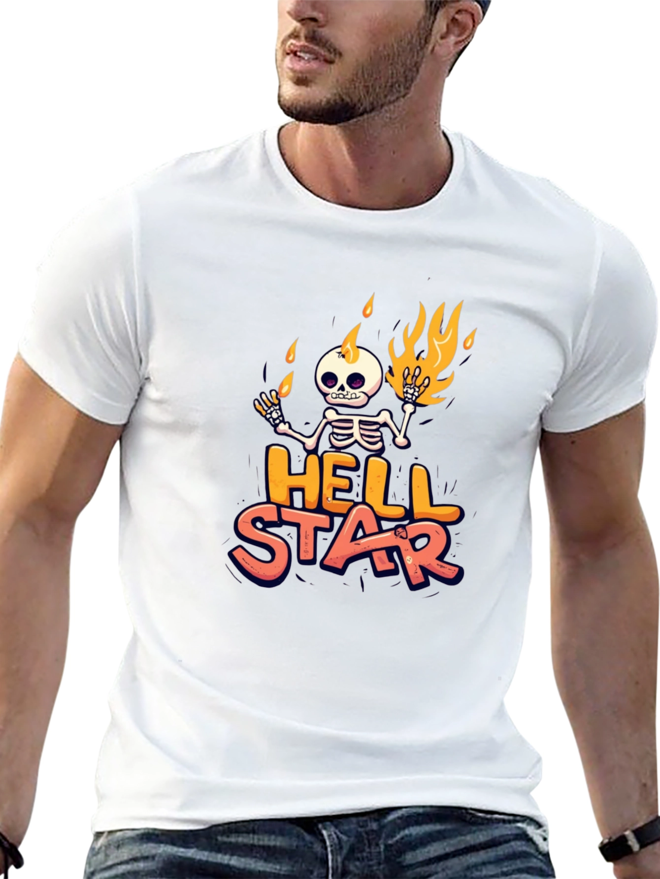 Hellstar Skeleton Graphic T-Shirt