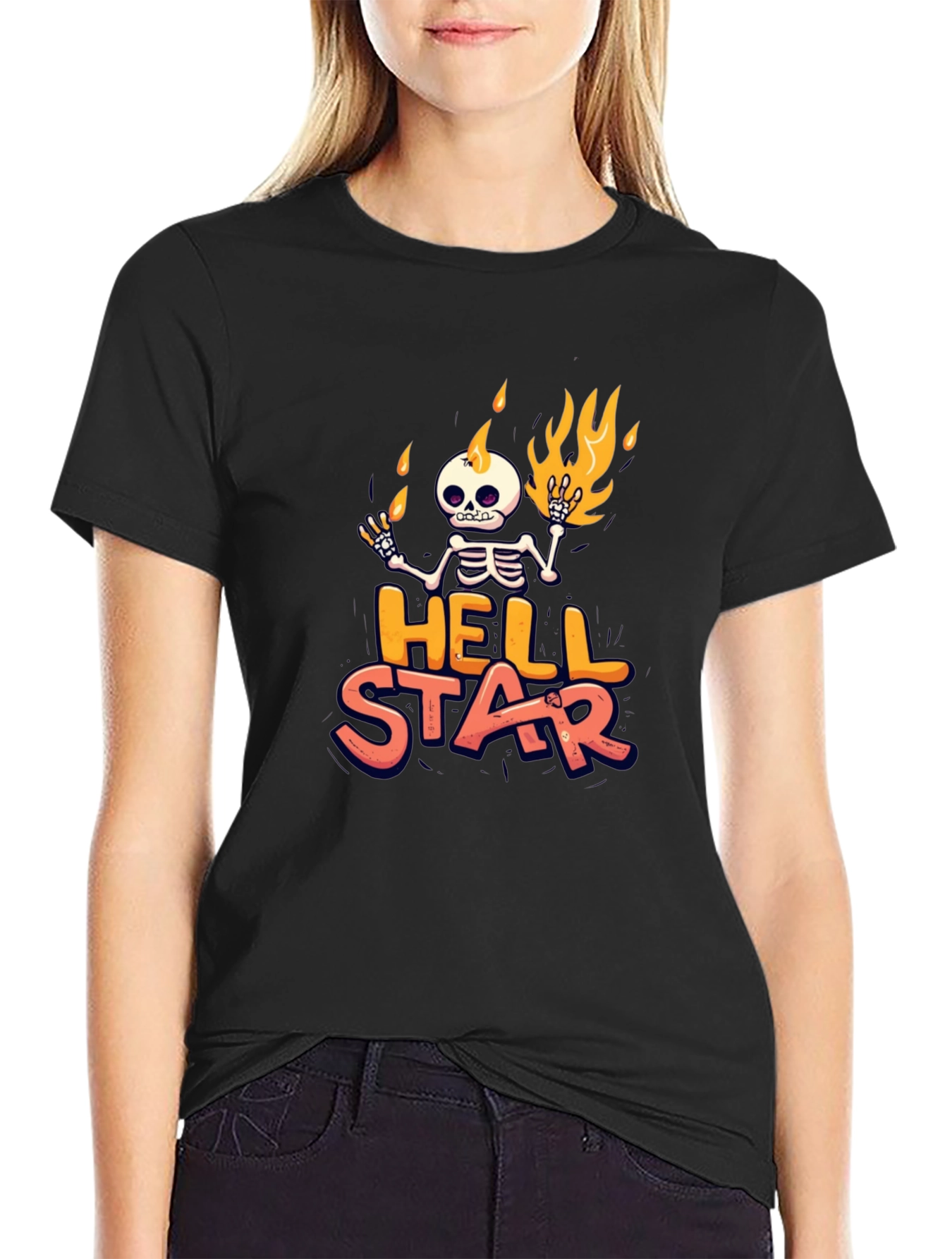 Hellstar Skeleton Graphic T-Shirt