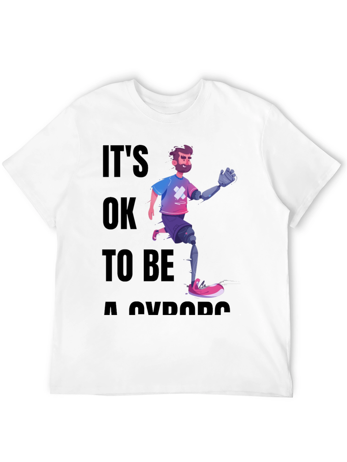 Cyborg Pride Graphic T-Shirt