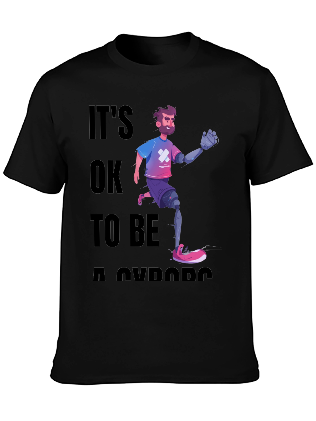 Cyborg Pride Graphic T-Shirt