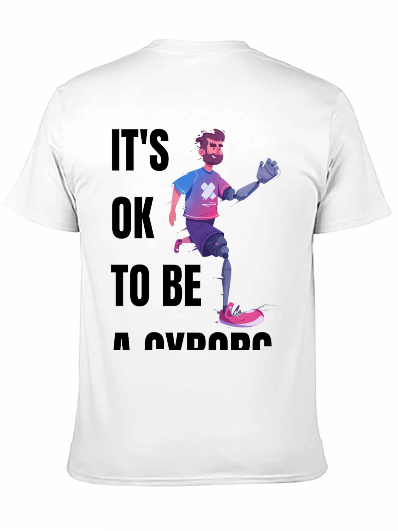 Cyborg Pride Graphic T-Shirt