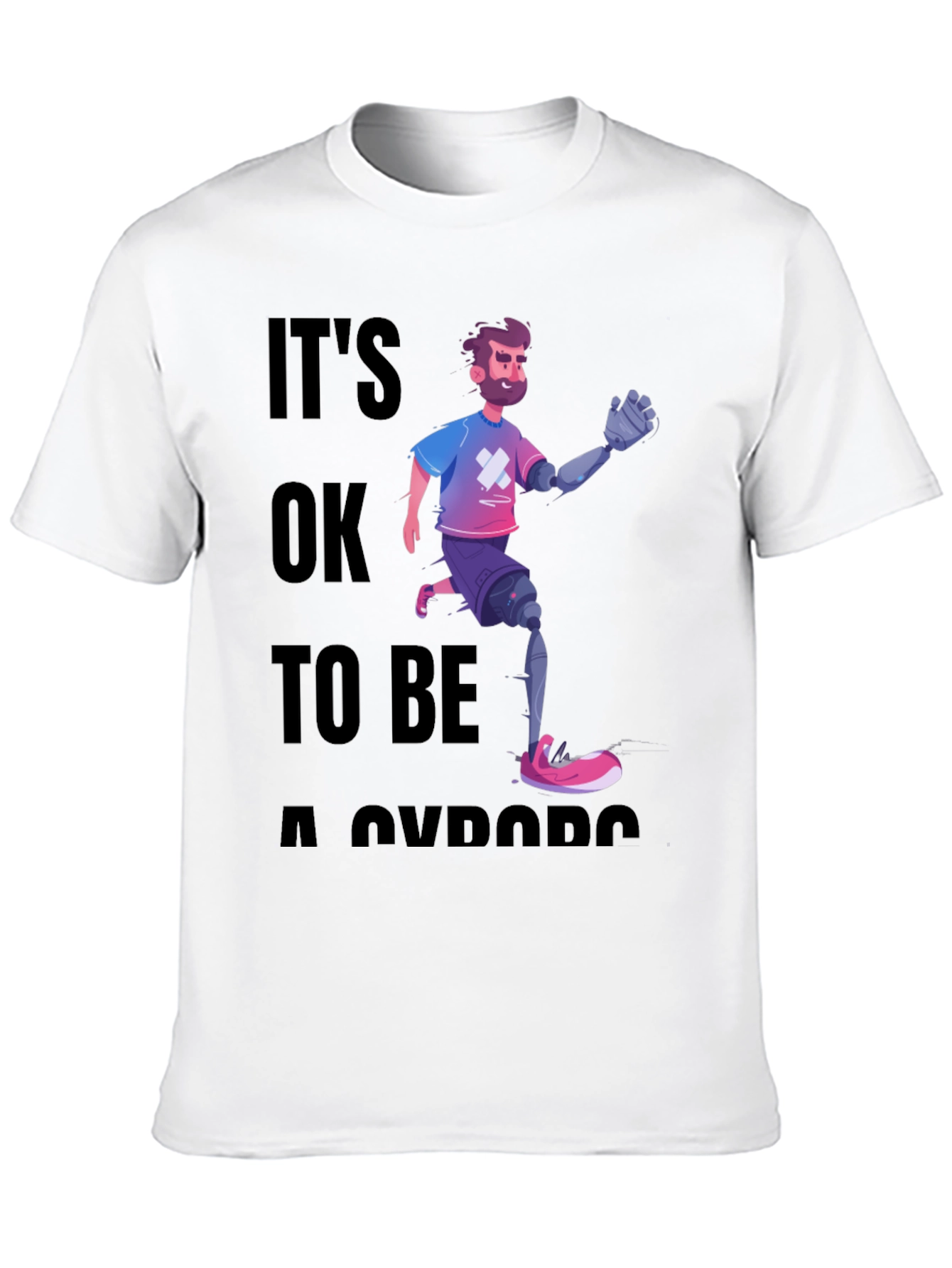 Cyborg Pride Graphic T-Shirt