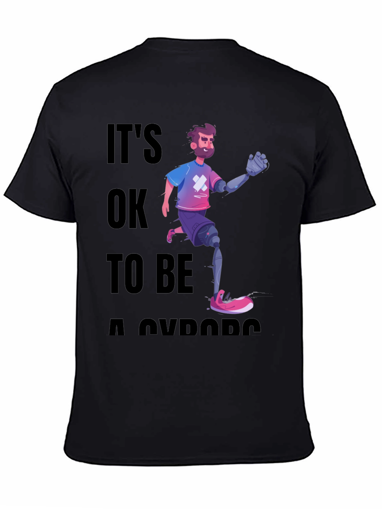 Cyborg Pride Graphic T-Shirt