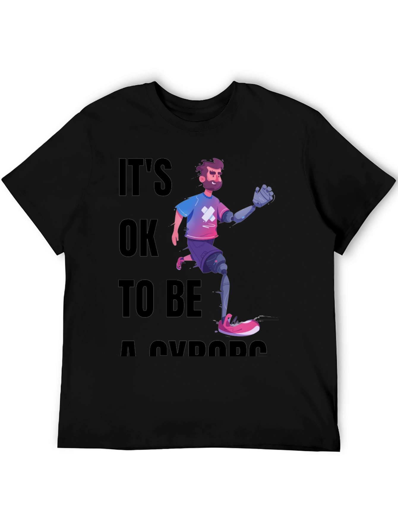 Cyborg Pride Graphic T-Shirt