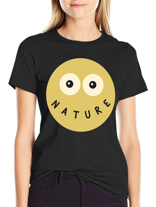 Nature Emoji Graphic Tee - Unique Design Comfortable Fit