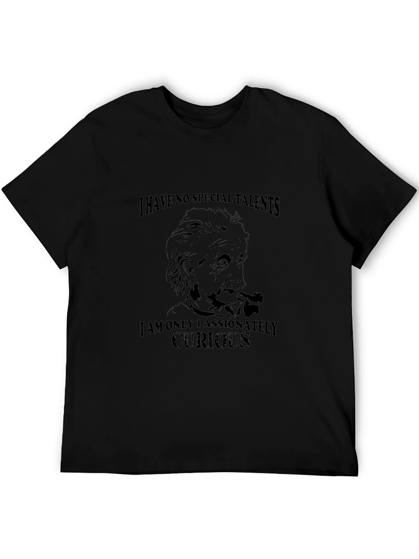 Einstein T-Shirt - Passionately Curious Graphic Tee